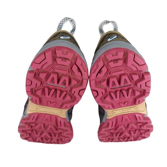 Asics Shoes Womens 8.5 Athletic Trainers Trail Running Gel Venture 7 Active Gray - Picture 11 of 13